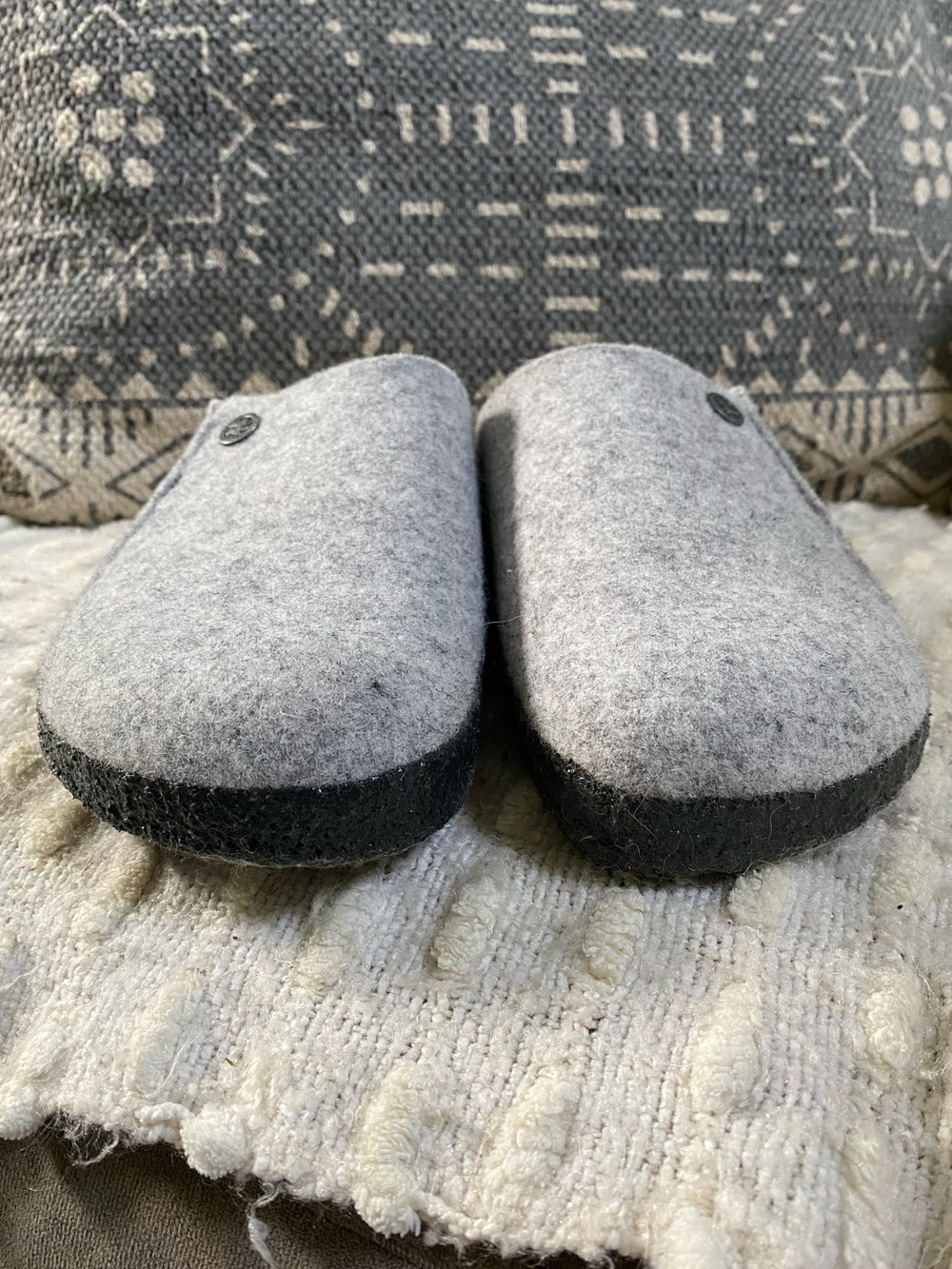 {Birkenstock} Zermatt Shearling Felt Clog - Picture 12 of 14